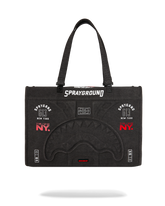 GRID LOCKED TORTUGA TOTE