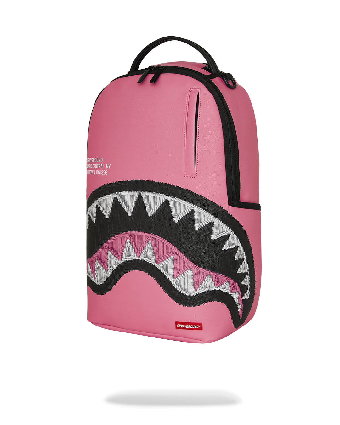 SHARK CENTRAL EMBROIDERED EFFECT BACKPACK
