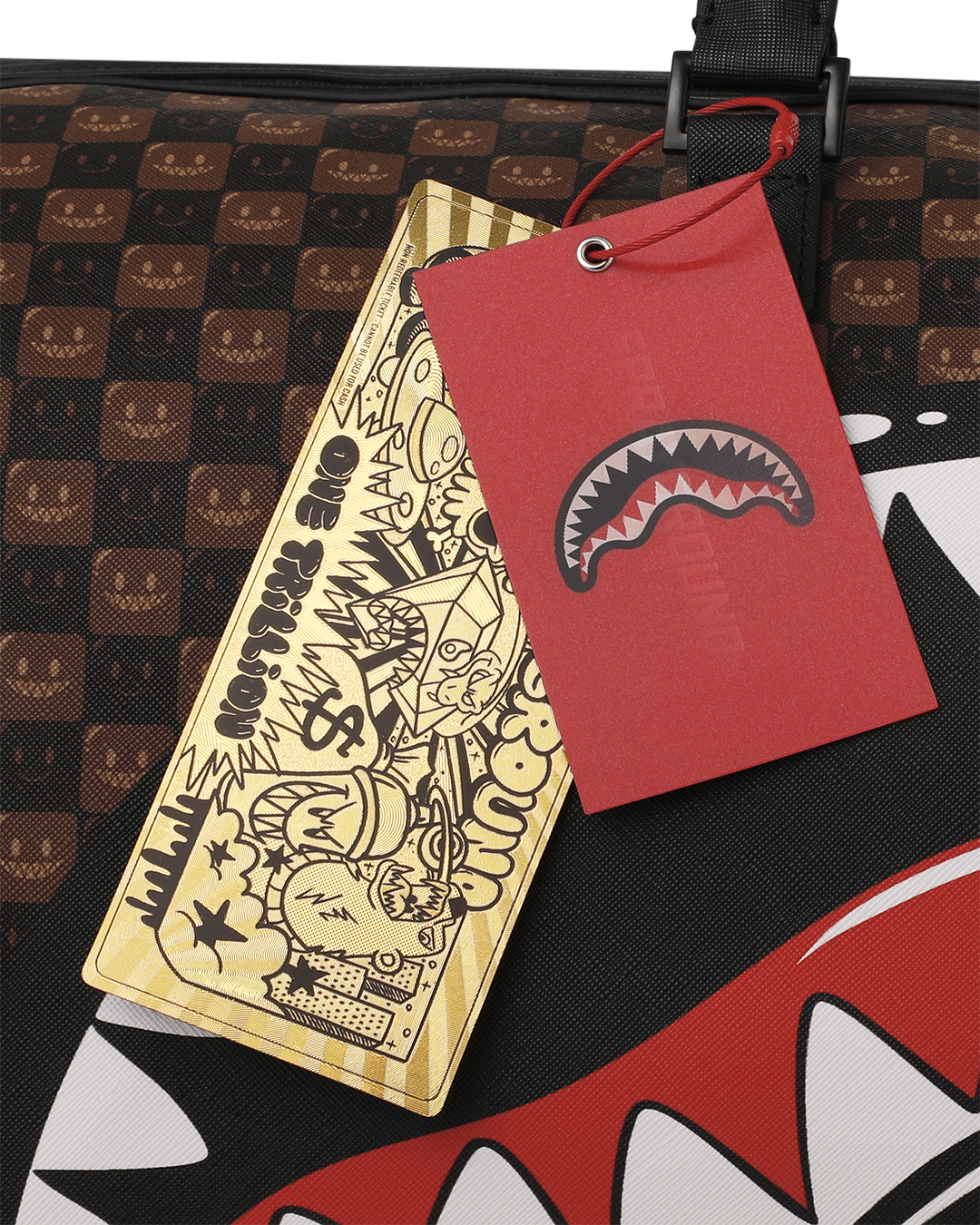 SHARKS IN PARIS GRIN & GRIND DUFFLE